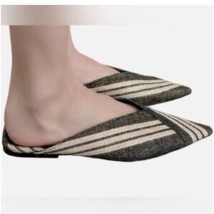 Zara women's flat mules, size 39/8 US,